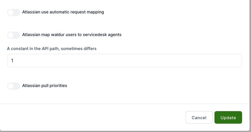 Atlassian configuration