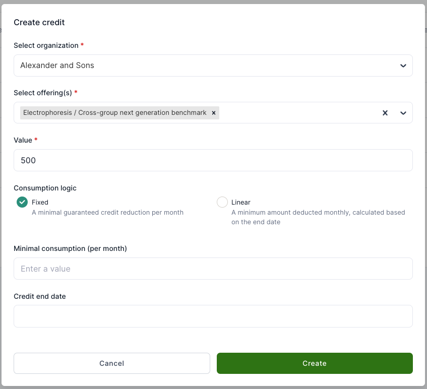 Credit management new policy